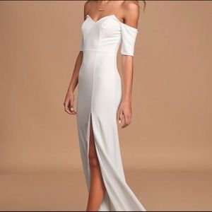 NEW Lulu’s Celebrating You’ Wedding Dress, Size XS